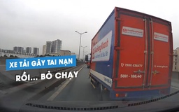 Xe tải giao hàng vượt ẩu gây tai nạn rồi bỏ chạy: Dân mạng phẫn nộ!