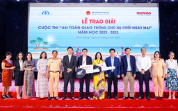 Trao 2.040 giải thưởng trong cuộc thi 'An toàn giao thông cho nụ cười ngày mai'