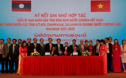 Bình Định ký kết hợp tác với các tỉnh nam Lào