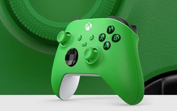 Xbox tung tay cầm độc đáo màu xanh lá cây