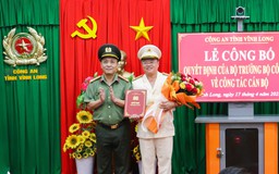 Đại tá Nguyễn Thanh Phong được bổ nhiệm làm Phó giám đốc Công an tỉnh Vĩnh Long