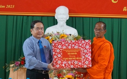 Phó chủ tịch Quốc hội Trần Thanh Mẫn chúc Tết Chôl Chnăm Thmây đồng bào Khmer
