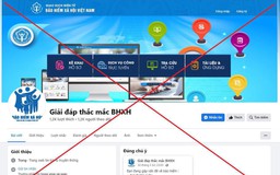 Giả mạo Fanpage Bảo hiểm xã hội Việt Nam để lừa đảo