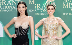 Thùy Tiên gợi cảm khoe sắc bên Hoa hậu đẹp nhất 2022