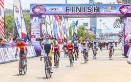 Cua rơ Nguyễn Thị Thật thua đối thủ mạnh, về nhì chặng 1 giải Tour of Thailand 2023