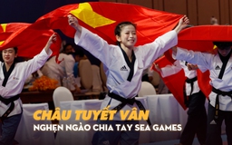 Giành HCV kịch tính, hoa khôi taekwondo Châu Tuyết Vân nghẹn ngào chia tay SEA Games