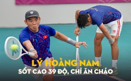 Sốt cao trước trận, tay vợt Lý Hoàng Nam thất bại ở chung kết SEA Games 32