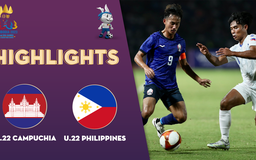Highlights | U.22 Campuchia - U.22 Philippines: Phút bù giờ nghẹt thở | SEA Games 32