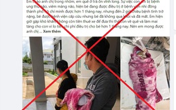 Xác minh người đăng tin giả kêu gọi hỗ trợ ‘gia đình bé sơ sinh tử vong'