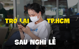 Hối hả đón xe trở lại TP.HCM sau kỳ nghỉ lễ dài