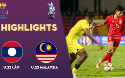 Highlights | U.22 Lào - U.22 Malaysia: Thi nhau đốt lưới nhà | SEA Games 32