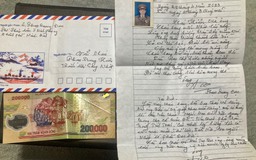 Xúc động lá thư tay ông nội gửi cháu trai