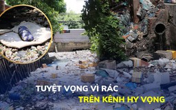 Ngập rác kênh thoát nước sân bay Tân Sơn Nhất: Từ kênh Hy Vọng thành thất vọng