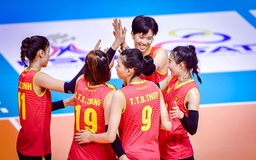 Đội tuyển bóng chuyền nữ Việt Nam thắng đẹp Đài Loan ở giải châu Á