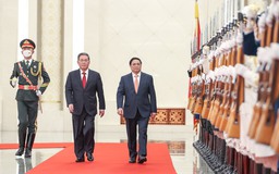 Thủ tướng Trung Quốc Lý Cường đón trọng thể Thủ tướng Phạm Minh Chính tại Bắc Kinh