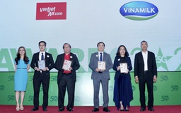 Vietjet nhận giải thưởng Top 50 doanh nghiệp phát triển bền vững tiêu biểu 2023