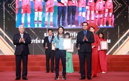 Đội tuyển bóng đá nữ Việt Nam được tôn vinh trong chương trình Vinh quang Việt Nam