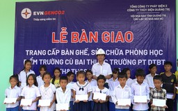 Công ty Thủy điện Quảng Trị hỗ trợ điểm trường biên giới
