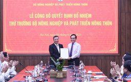 Bộ NN-PTNT công bố tân Thứ trưởng Hoàng Trung