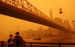 Không khí New York nhuộm vàng, ô nhiễm nhất thế giới do cháy rừng Canada
