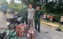 Quảng Trị: Bắt nghi phạm chở 85 kg pháo lậu