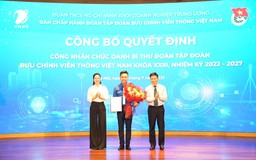 Công bố quyết định công nhận chức danh Bí thư Đoàn Thanh niên VNPT