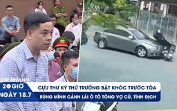 Xem nhanh 20h ngày 18.7: Cựu thư ký thứ trưởng bật khóc | Bão số 1 suy yếu thành áp thấp nhiệt đới