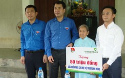 T.Ư Đoàn hỗ trợ sửa nhà cho mẹ Việt Nam anh hùng tại Quảng Ngãi