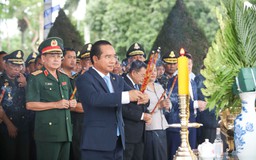 Long An: Truy điệu, an táng 122 hài cốt liệt sĩ hy sinh tại Campuchia