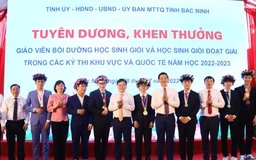Bắc Ninh chi hơn 3,4 tỉ đồng khen thưởng giáo viên, học sinh giỏi quốc tế