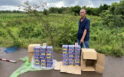 Bình Phước: Tạm giữ người đàn ông vận chuyển 56 kg pháo hoa