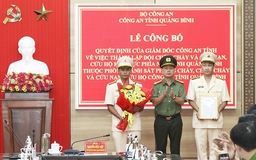 Thành lập Đội chữa cháy và cứu nạn, cứu hộ phía nam Quảng Bình