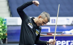 Trần Quyết Chiến lội ngược dòng ngoạn mục tại giải billiards ở Hàn Quốc