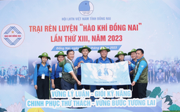 Vui nhộn Trại rèn luyện 'Hào khí Đồng Nai'