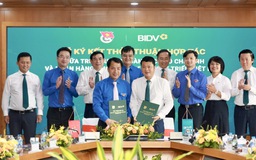 T.Ư Đoàn ký kết hợp tác với Ngân hàng BIDV giai đoạn 2023 - 2025
