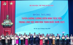 Tuyên dương 78 gương điển hình trong lĩnh vực văn hóa