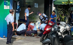 Tạm giữ người đàn ông đâm bảo vệ ngân hàng nhiều nhát