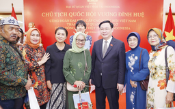 Chủ tịch Quốc hội gặp gỡ cộng đồng người Việt Nam ở Indonesia