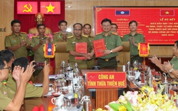 Công an tỉnh Thừa Thiên - Huế hợp tác cùng công an Lào phòng, chống tội phạm