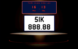 'Đại gia' giành giật biển số 'siêu VIP' 51K-888.88 của TP.HCM, chốt giá hơn 32 tỉ đồng