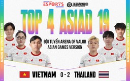 ASIAD 19: Thể thao điện tử Việt Nam vuột HCĐ đáng tiếc