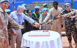 Tết Độc lập của chiến sĩ mũ nồi xanh ở Abyei