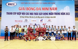 6 đội tranh tài giải bóng đá Hiệp hội các nhà thầu xây dựng miền Trung