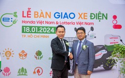 Honda Việt Nam bàn giao 100 xe máy điện cho Loterria