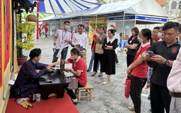 Người dân khu Chợ Lớn sắm tết tại công viên Văn Lang