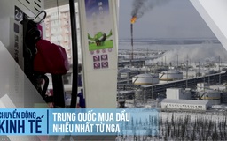 Trung Quốc mua dầu nhiều nhất từ Nga trong năm 2023