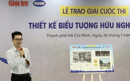 KTS Bùi Minh Châu đoạt giải nhất cuộc thi ‘Thiết kế biểu tượng hữu nghị TP.HCM’