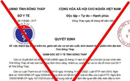 Cảnh báo kẻ lừa đảo mạo danh Sở Y tế An Giang và Đồng Tháp