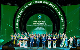 Dược Nam Hà đạt 'cú đúp' Thương hiệu quốc gia và Doanh nghiệp xuất sắc châu Á