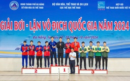 Kình ngư Kim Sơn của ĐH Duy Tân giành 5 huy chương tại giải Bơi - Lặn quốc gia